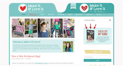 Desktop Screenshot of makeit-loveit.com